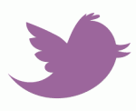 purple Twitter logo